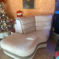 Divano letto con penisola che aggancia/accoppia