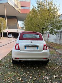Fiat 500C 1.2 69 CV  Capote Bordeaux 