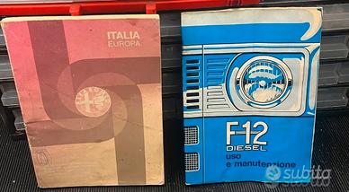 Libretto Uso e Manutezione Alfa Romeo F12 Diesel