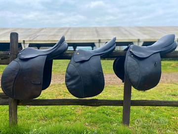 3 selle equitazione trattabile 
