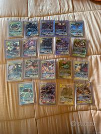 Lotto 19 carte alleati gx sole e luna pokemon