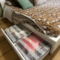 Letto contenitore con materasso malm ikea