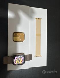 Apple Watch 9 acciaio gold