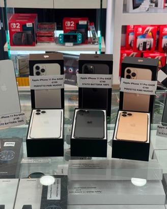 Apple iPhone 11 PRO 64GB - STATO BATTERIA 100%