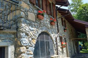 Baita vista lago di Como