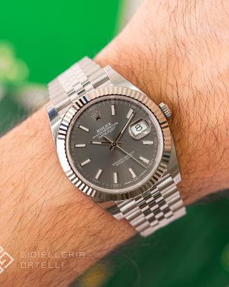Rolex Datejust 41 Rhodium_126334_NOS_Full Set_Full