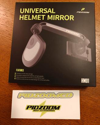 PIDZOOM Specchio retrovisore da casco