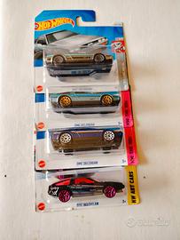 Hot Wheels 1/64 Lotto 4x DMC Delorean