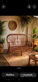 Divani 2 posti rattan