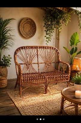 Divani 2 posti rattan