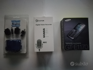 Cellulare, Registratore vocale, Ricetrasmittenti