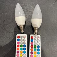 Lampadina a candela RBG