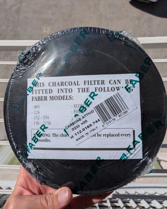 Filtro cappa carbone attivo Faber D233 H20