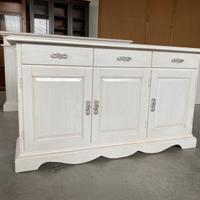 Credenza in legno nuova bianca