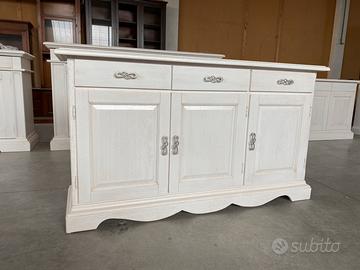 Credenza in legno nuova bianca