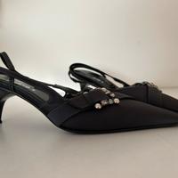 Slingback black Kallistè