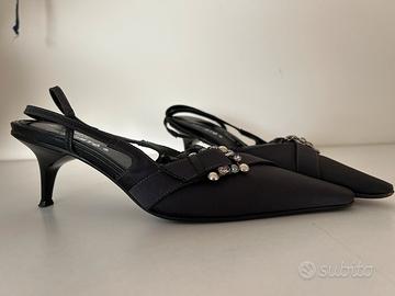 Slingback black Kallistè