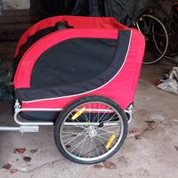 rimorchio bici per cani