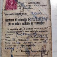motom libretto solo per uso collezionistico