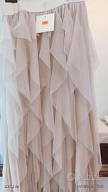 gonna a volant  di voile