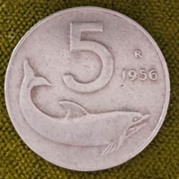 5 Lire del 1956