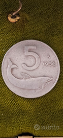 5 Lire del 1956