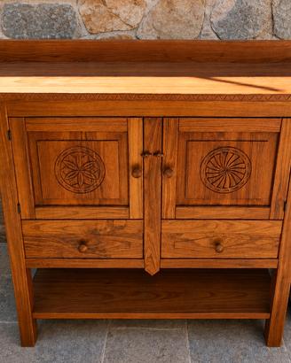 Mobile credenza legno massello - artigianale 