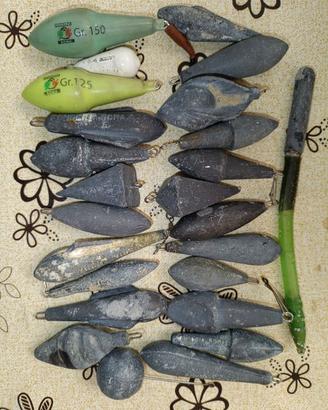 Piombi canna da pesca 25 pezzi