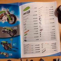 Meccano 3550 Multimodels moto. Pezzi tutti contati