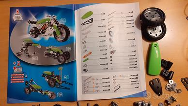 Meccano 3550 Multimodels moto. Pezzi tutti contati
