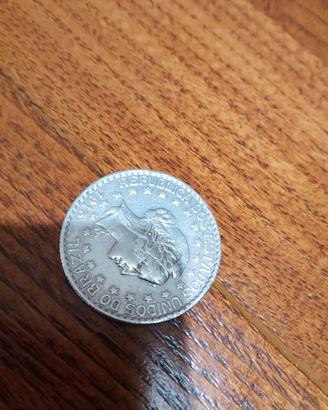 Moneta Brasile 2000 Réis - Argento - Repubblica de