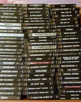Videogiochi PS1 - PS2 o per vecchie console