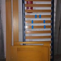 Rete singola con letto e materasso 