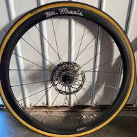 Ruote in carbonio per bici da corsa tubolare