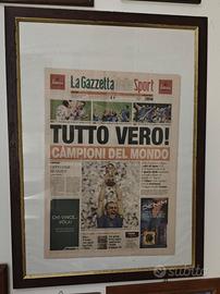 Gazzetta dello Sport "CAMPIONI DEL MONDO" 2006
