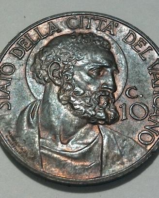 Vaticano 10 centesimi 1932 vaticano qspl