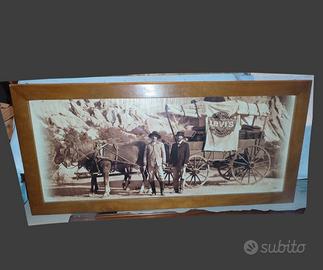 quadro stampa Levi's originale vintage 