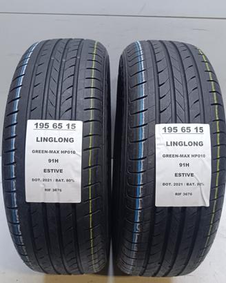 2 GOMME 195 65 15 LINGLONG RIF3676