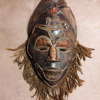 Antica Maschera Cerimoniale Africana tribù TIKAR