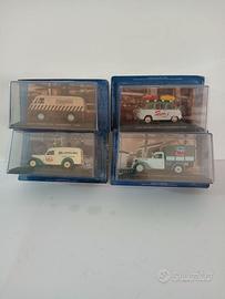 Lotto 4 veicoli commerciali pubblicitari 1:43 new.