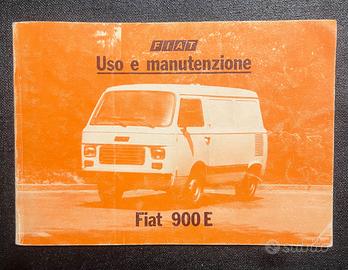 libretto uso e manut fiat 900E ed 1983