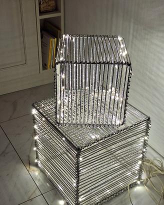  lampade a forma di cubo 3D