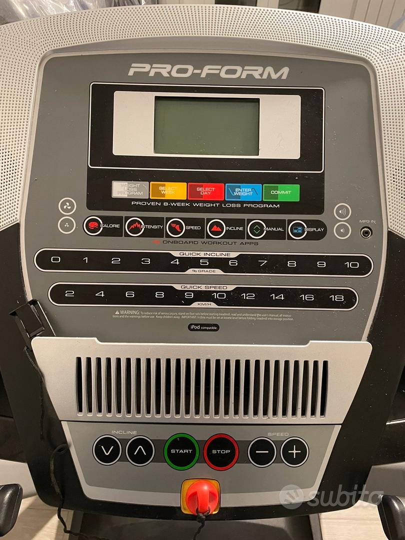 Tapis roulant elettrico ProForm endurance s7 Sports In vendita a Brindisi