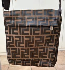 Borsello uomo nuovo Vintage marrone.