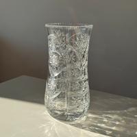 Vaso in cristallo boemo