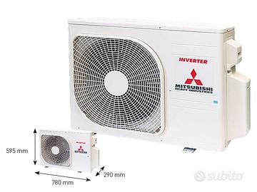Climatizzatore Mitsubishi Unità Esterna + 2 Split
