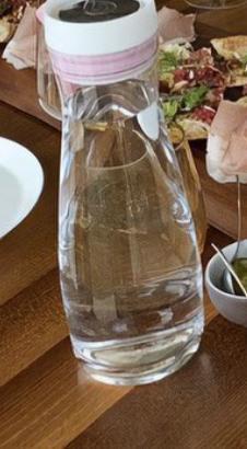 Nr 10 Caraffe in vetro da litro, BWT