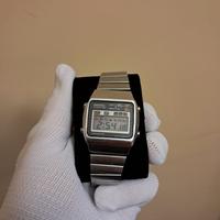 orologio seiko A128 blue LC lcd