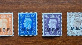 1943 – OCCUPAZIONE INGLESE CON SOVRASTAMPA M.E.F.