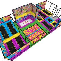 Trampolino Elastico con Piscina palline x Bambini